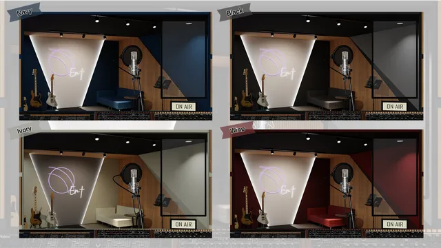 녹음 스튜디오 (Recording Studio) | 해치플래닛 HATCH Planet | 버튜버 에셋