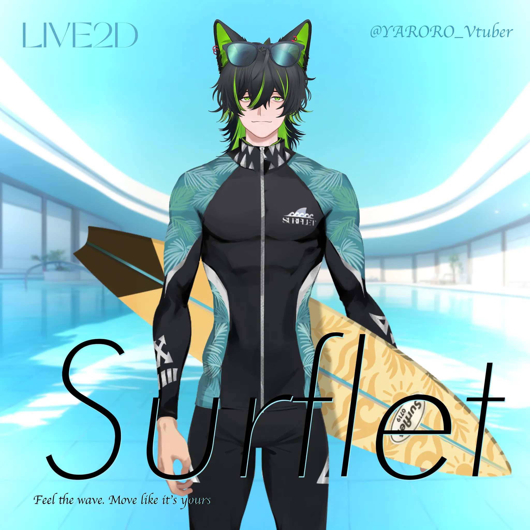 [Live2D] Surflet
